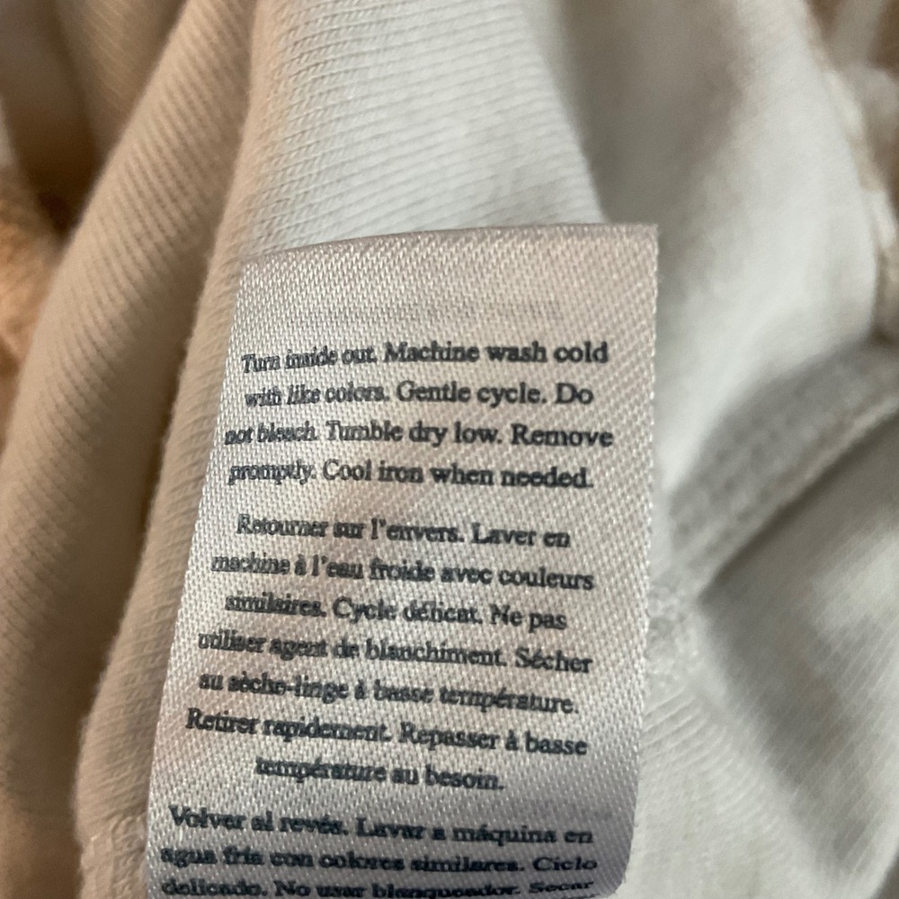 Faherty Legend Sweater Shirt Tannin Stripe Tan Cream Button Down Top Womens M - Picture 12 of 12